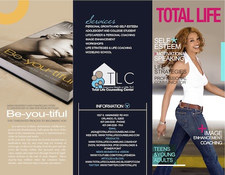 Jada Collins Image Enhancement, Modeling Show, & Seminars Brochure